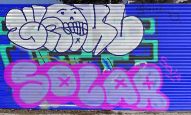 Graffiti artwork by SOLAR