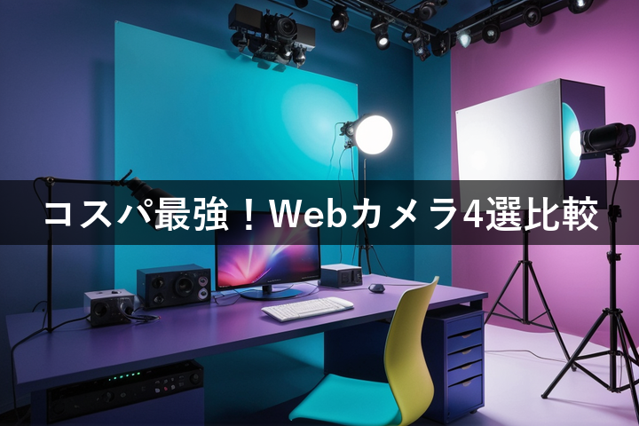 【2024年】テレワークが捗る!コスパ最強ウェブカメラ4選を比較