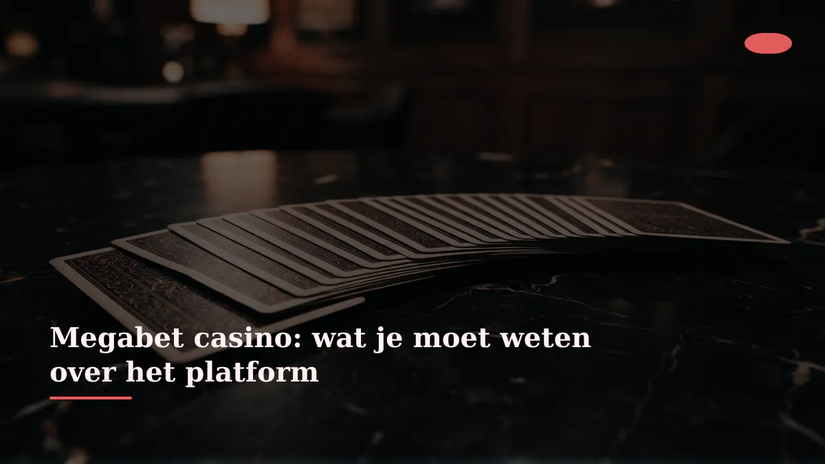 Megabet casino: wat je moet weten over het platform