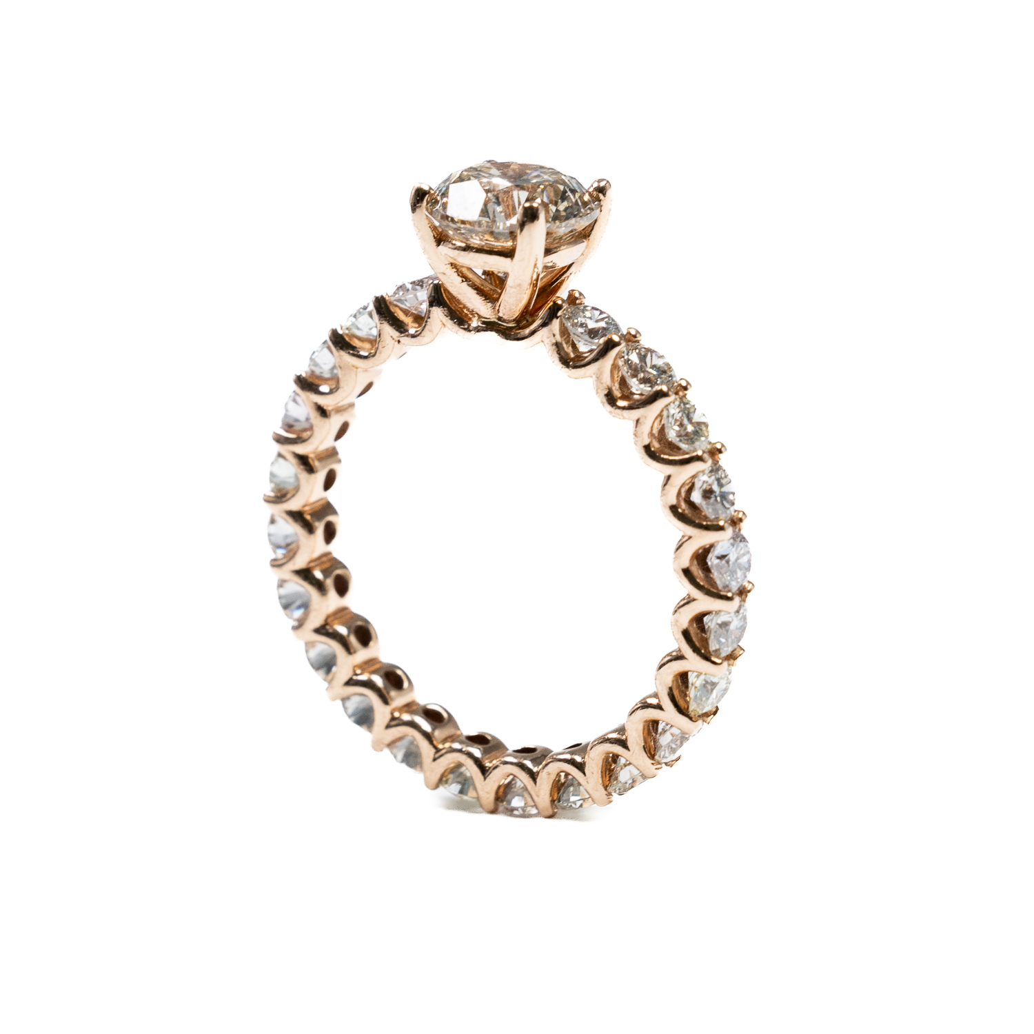 Eternity Diamond Rose Gold Ring