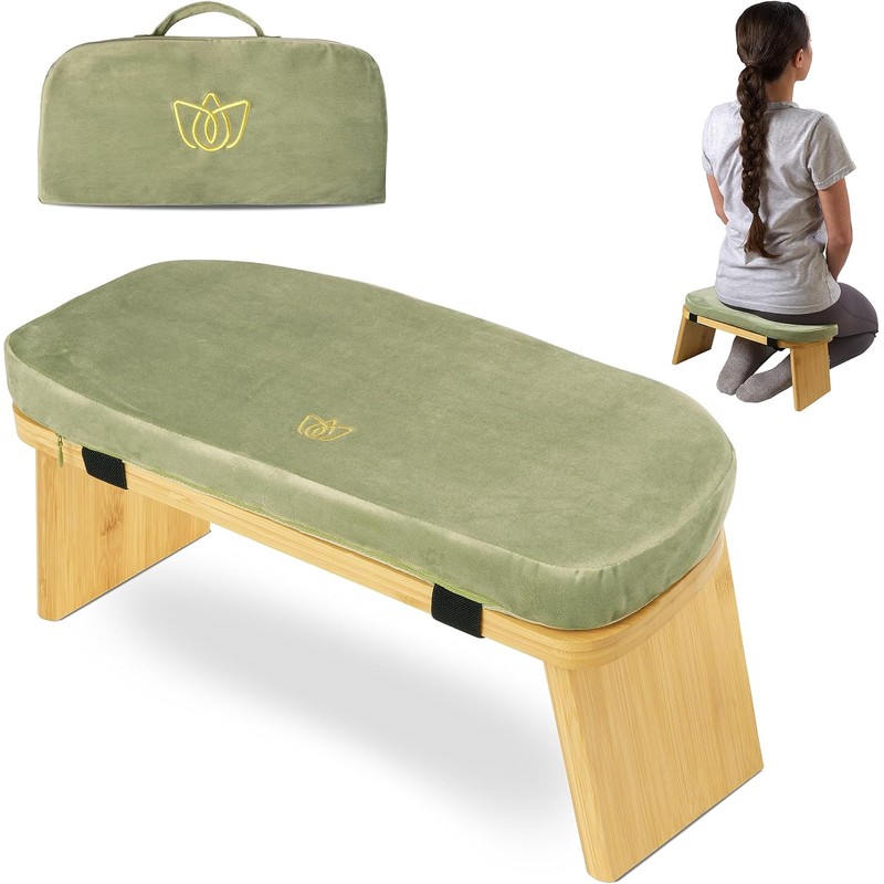 Bamboo Foldable Meditation Bench