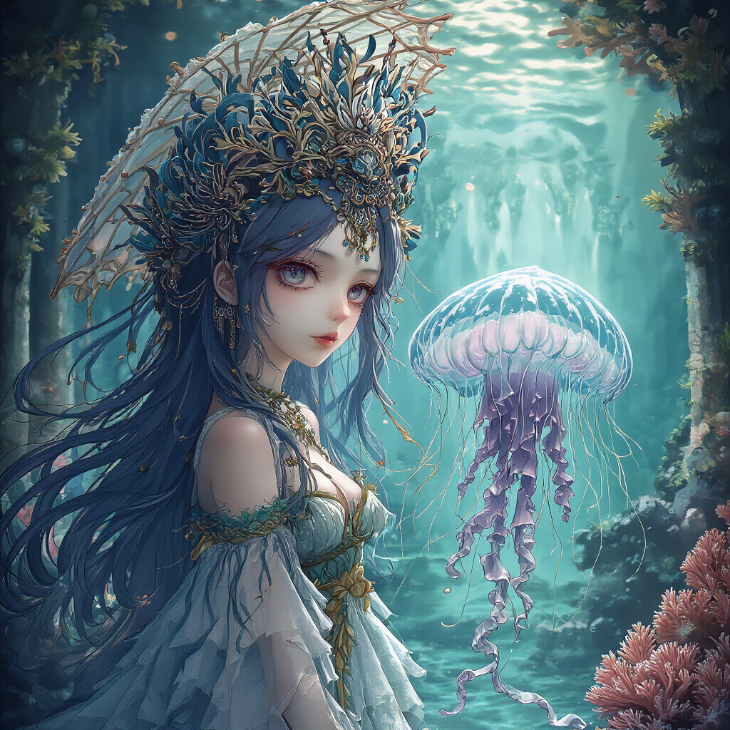 水母女神艺术