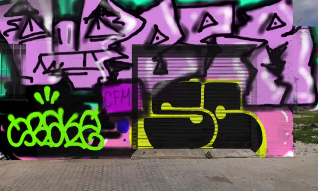 Graffiti artwork by DECAY