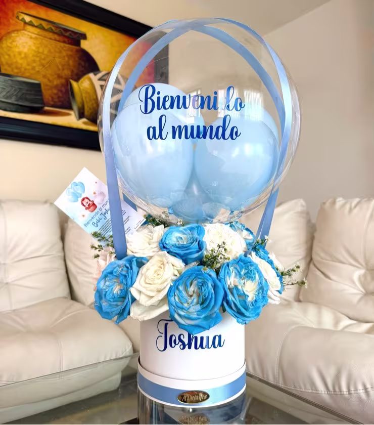 Bouquet Flowers Blue