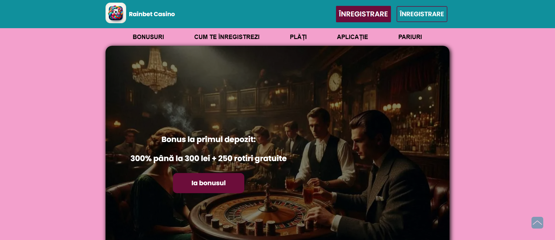 Stored capture of rainbet-casino.com.ro