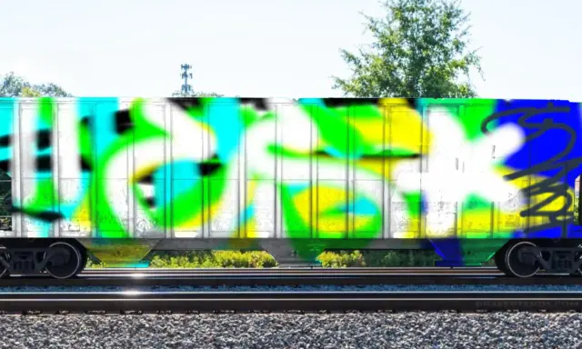Graffiti artwork by CANS