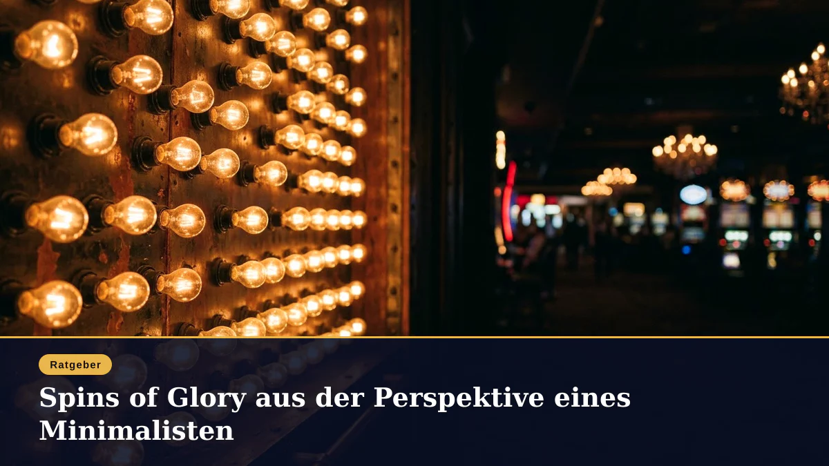 Spins of Glory aus der Perspektive eines Minimalisten