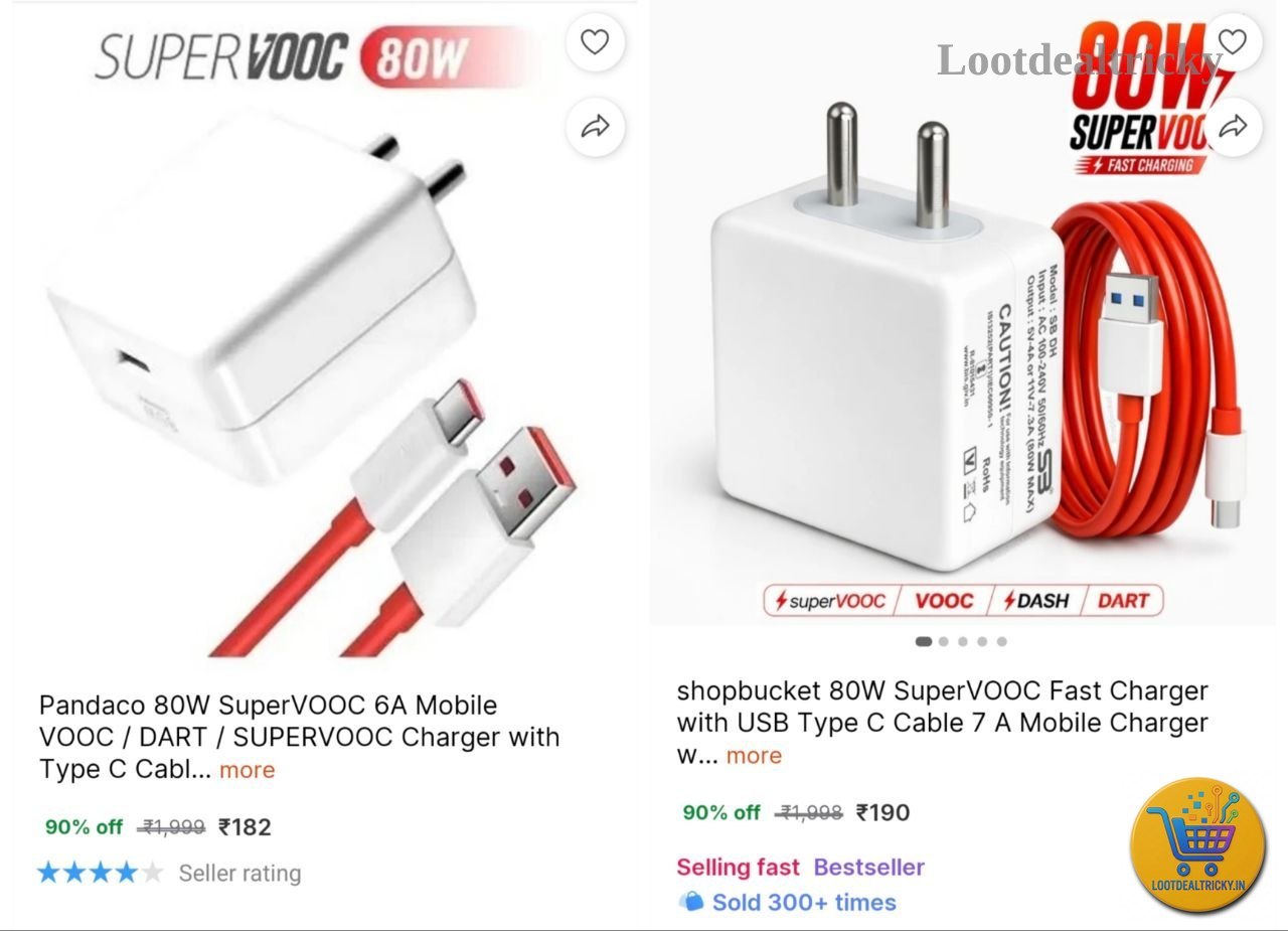 80w Supervooc Fast – Just ₹182 | Best Deal 80w Supervooc Fast – Just ₹182 | Best Deal