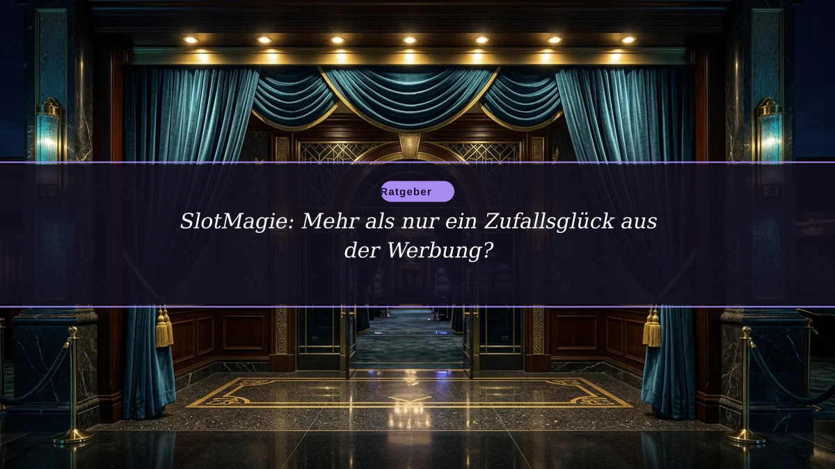 SlotMagie: Mehr als nur ein Zufallsglück aus der Werbung?