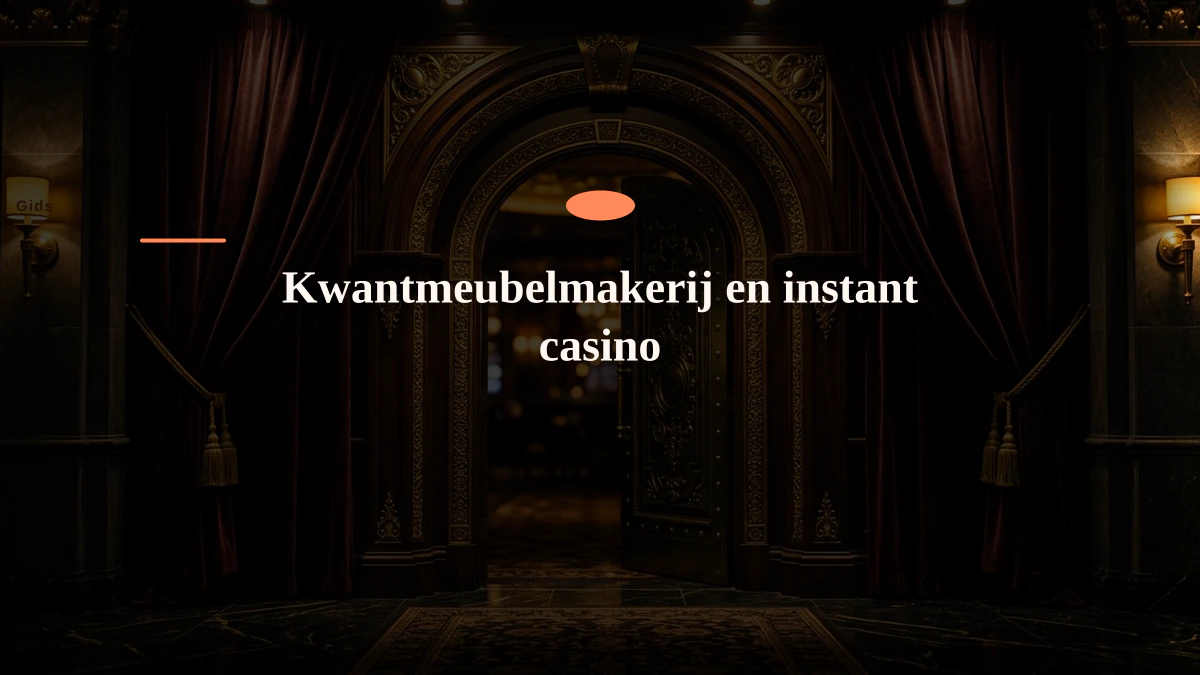 Kwantmeubelmakerij en instant casino