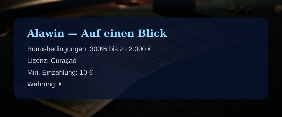 Alawin — Auf einen Blick