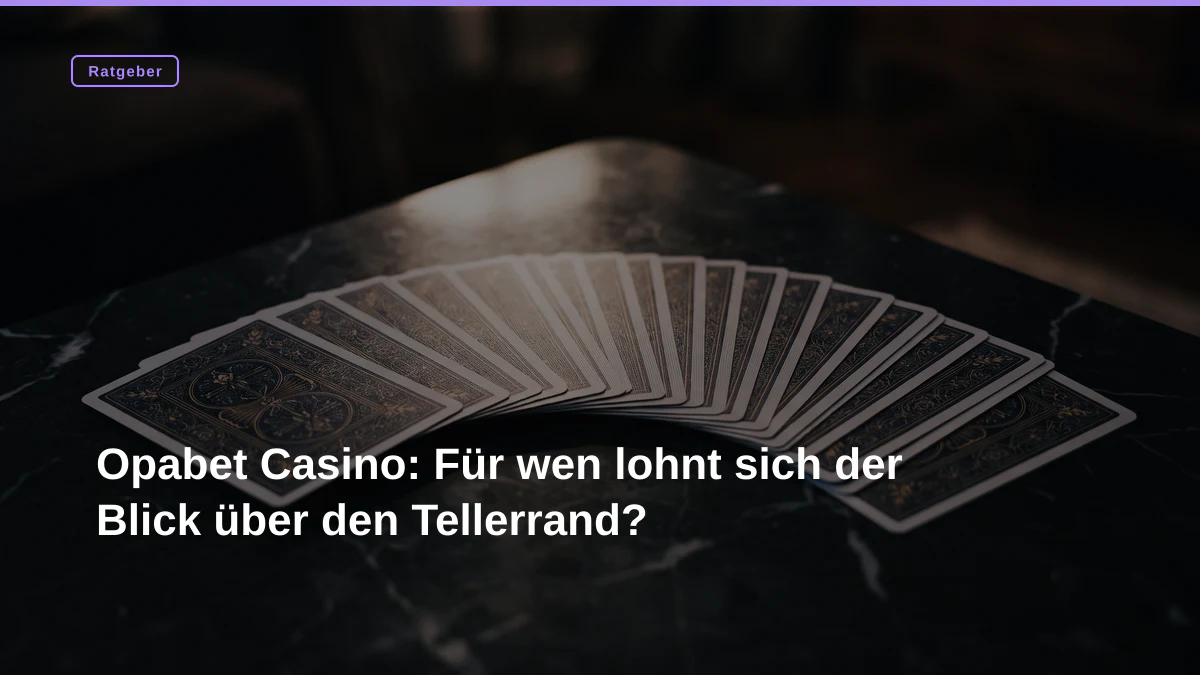 Opabet Casino: Für wen lohnt sich der Blick über den Tellerrand?