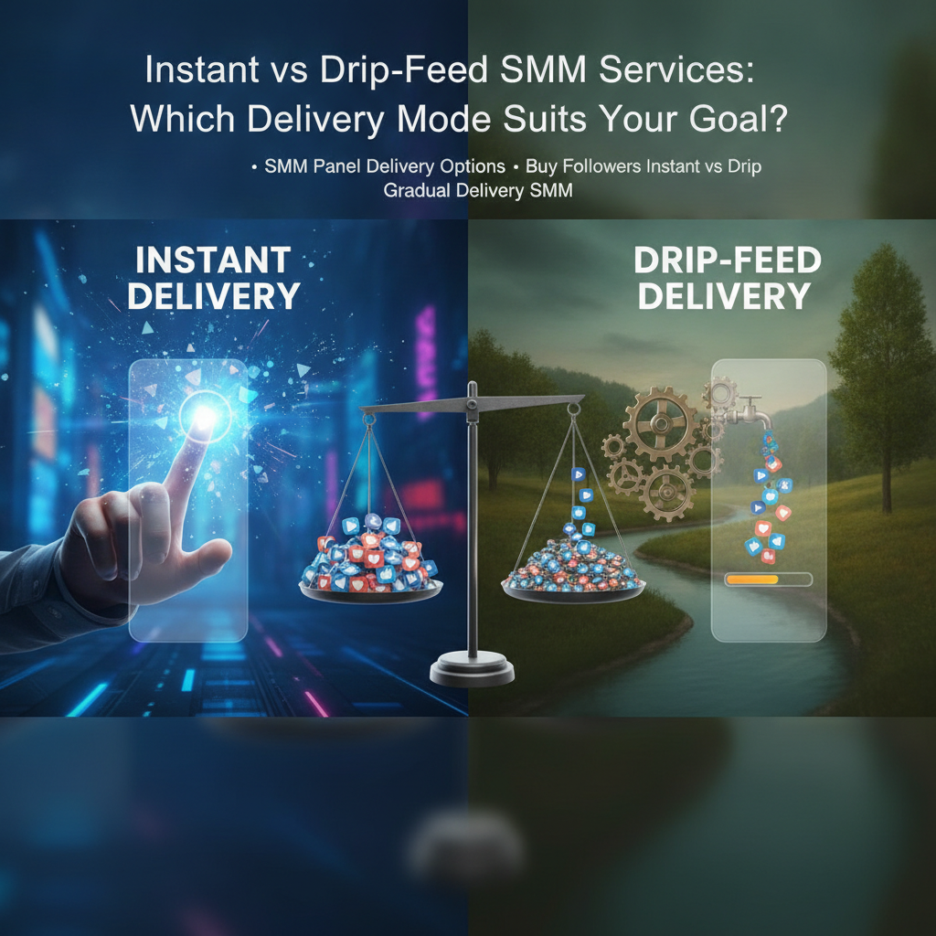 Instant vs Drip-Feed SMM Services: Which Delivery Mode Suits Your Goal?