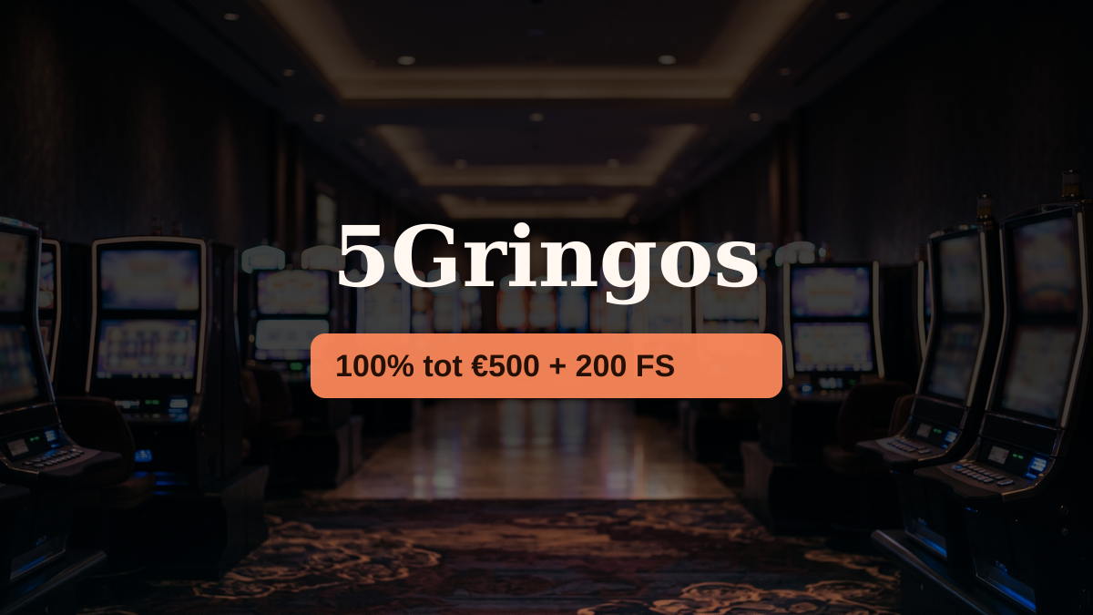 5Gringos casino � welkomstbonus 100% tot �500 + 200 FS, betalingen: Visa, Mastercard, Skrill, Neteller, Paysafecard