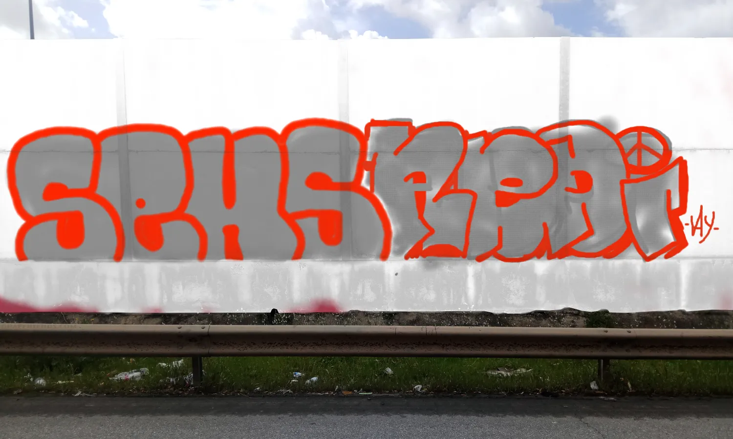 Graffiti artwork by IDEASxARGUE