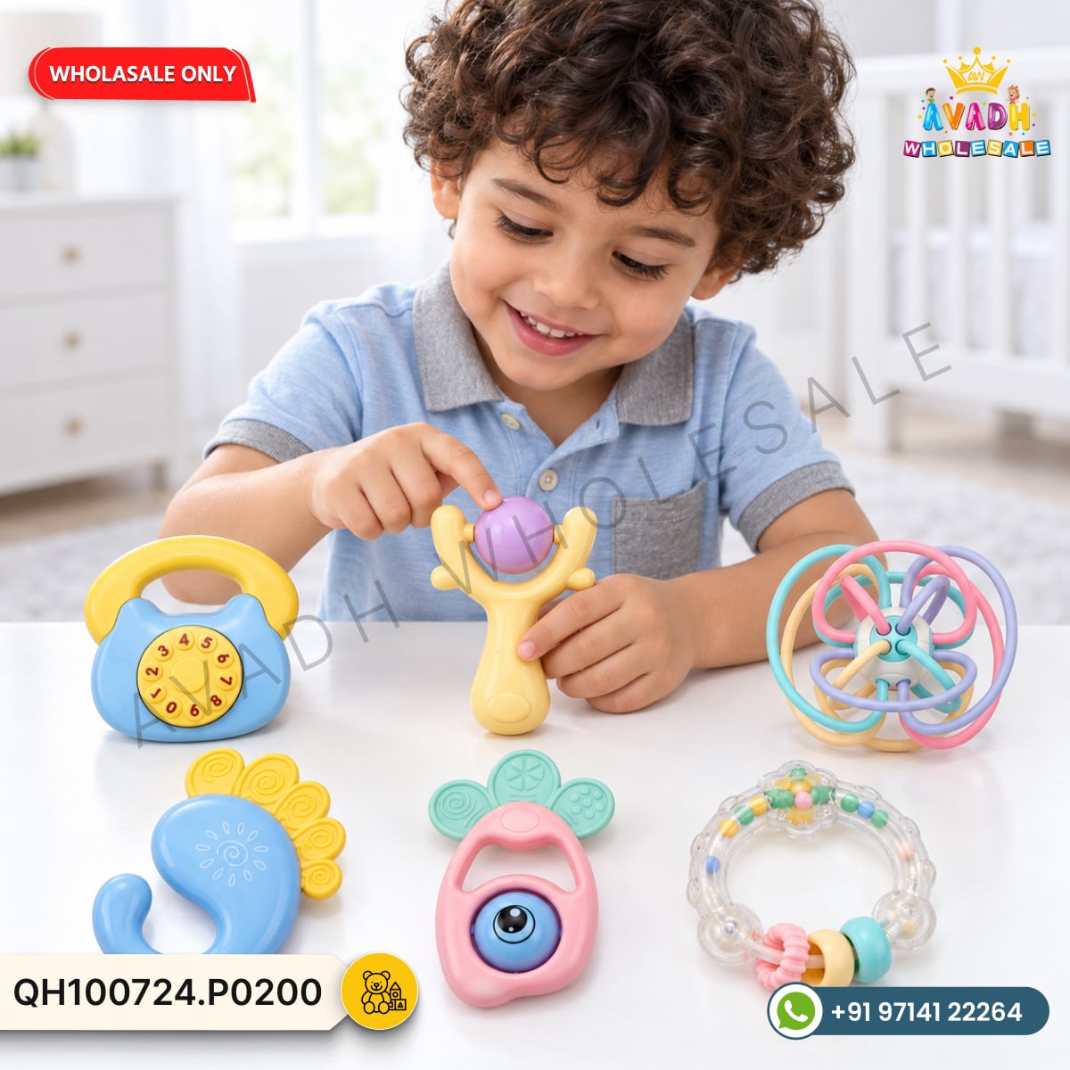 Baby Rattle Toy Set - image 3