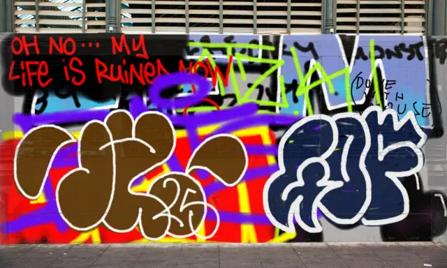 Graffiti artwork by ickie