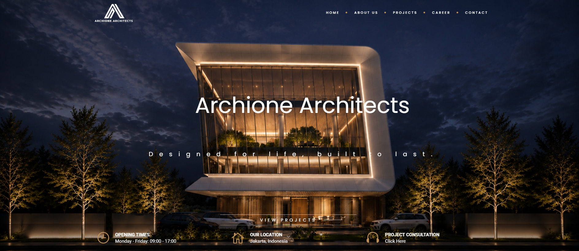 Stored capture of archionedesign.com