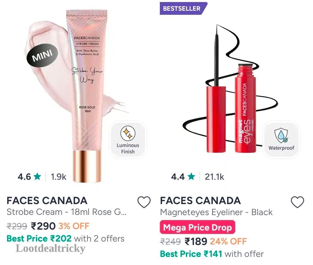 Myntra Faces Canada – Just 55% OFF | Loot Deal