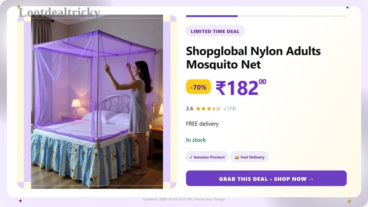 Shopglobal Nylon Adults – Just ₹182 | Best Price Drop Today