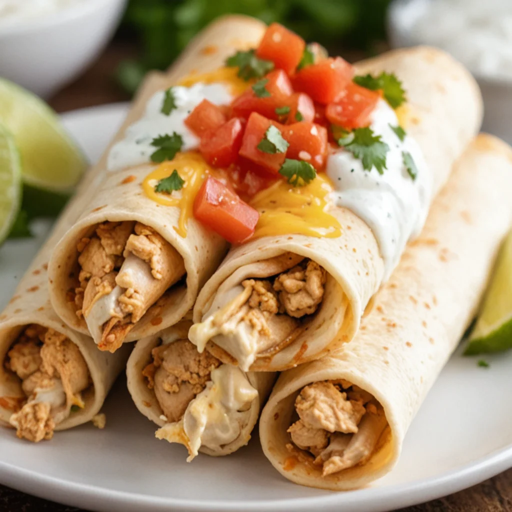 Crockpot Chicken Taquito Recipe