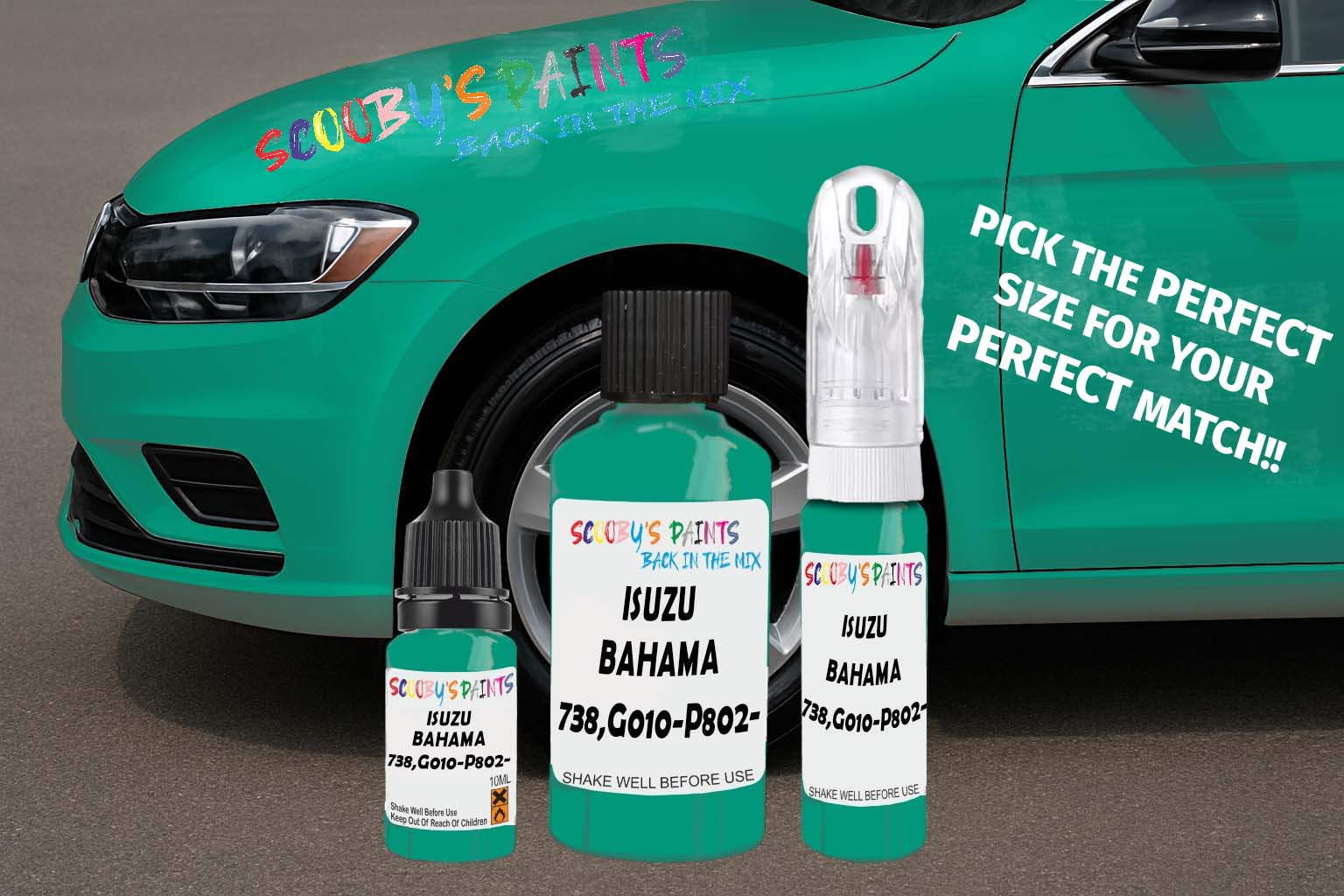 Scooby’s Paints – Isuzu Triple Touch-Up