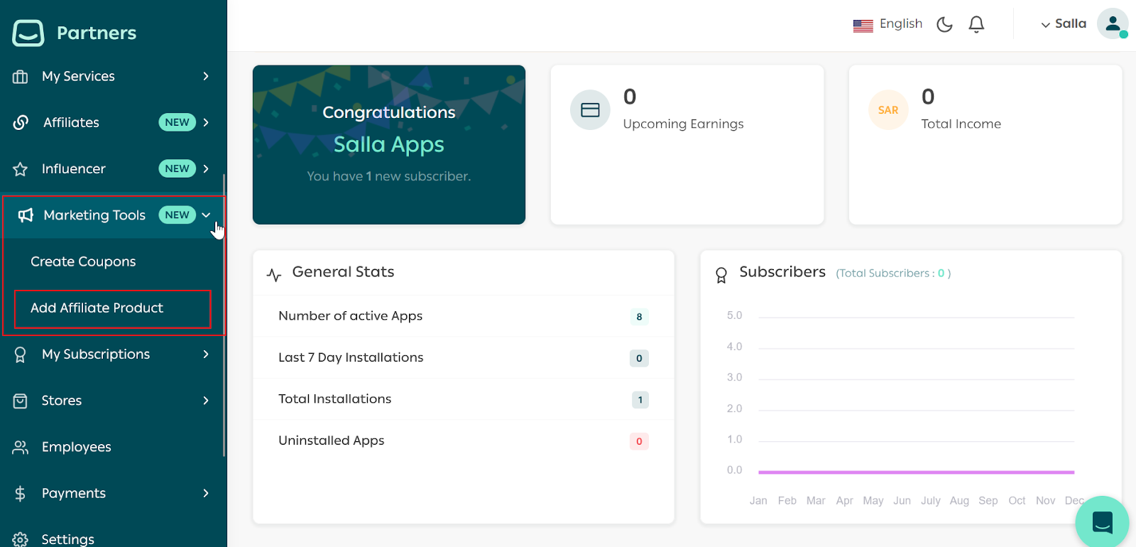 Add Affiliate Product