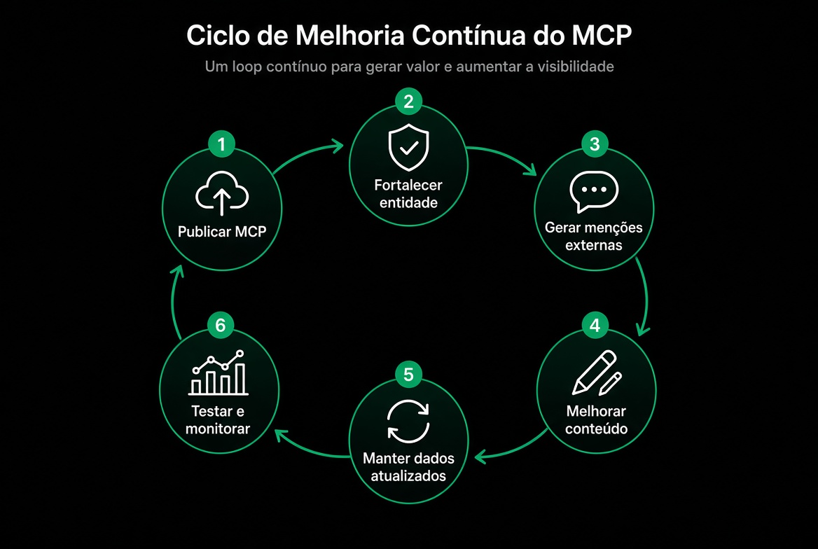 Ciclo de ações após publicar o MCP Server