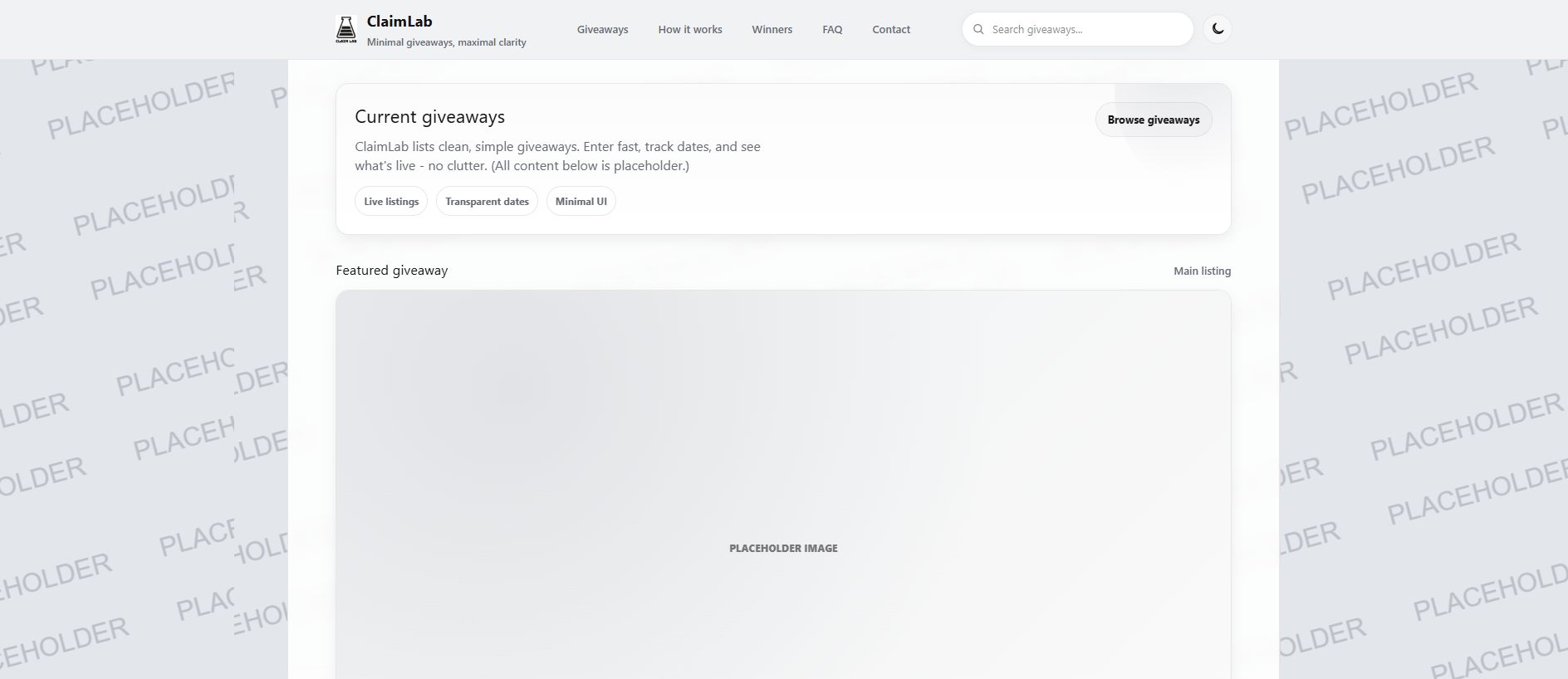 Screenshot of claim-labs.com