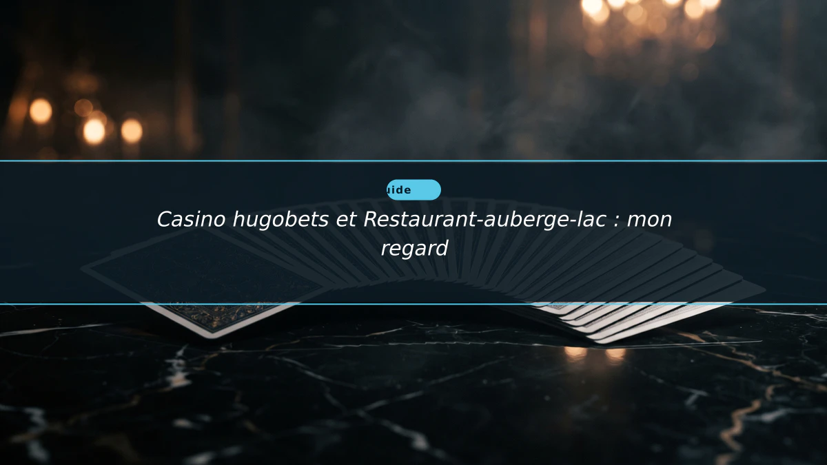 Casino hugobets et Restaurant-auberge-lac : mon regard