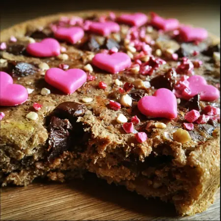Delicious Valentine’s Cookie Cake