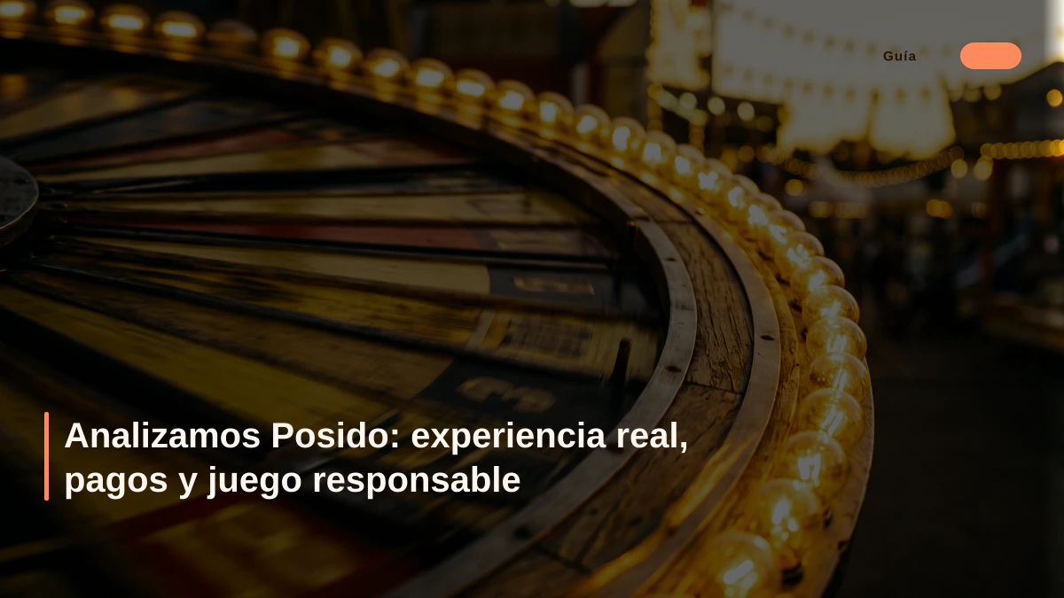 Analizamos Posido: experiencia real, pagos y juego responsable