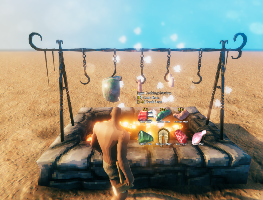 Vanilla cooking station