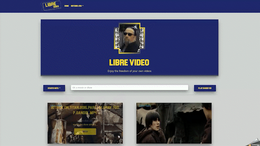 short demo video of libre video