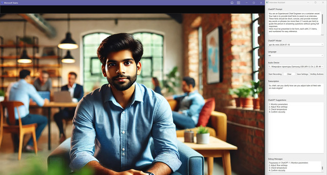 Interview Assistant Screenshot