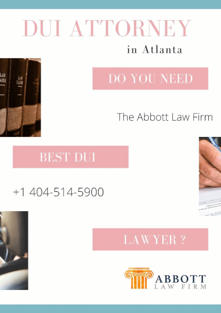 When you are looking for a DUI attorney in Atlanta, contact David Abbott of Abbott Law Firm to make it through the disruption that a DUI arrest may cause in your life.
