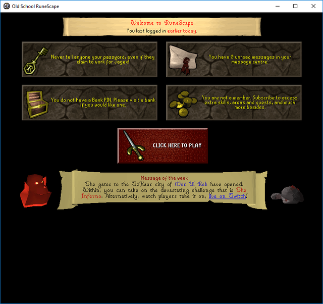 Login Screen