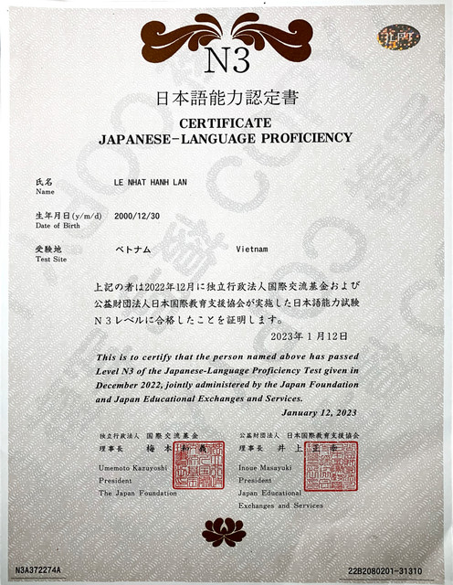 JLPT-Level-N3