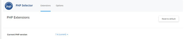 phpversion