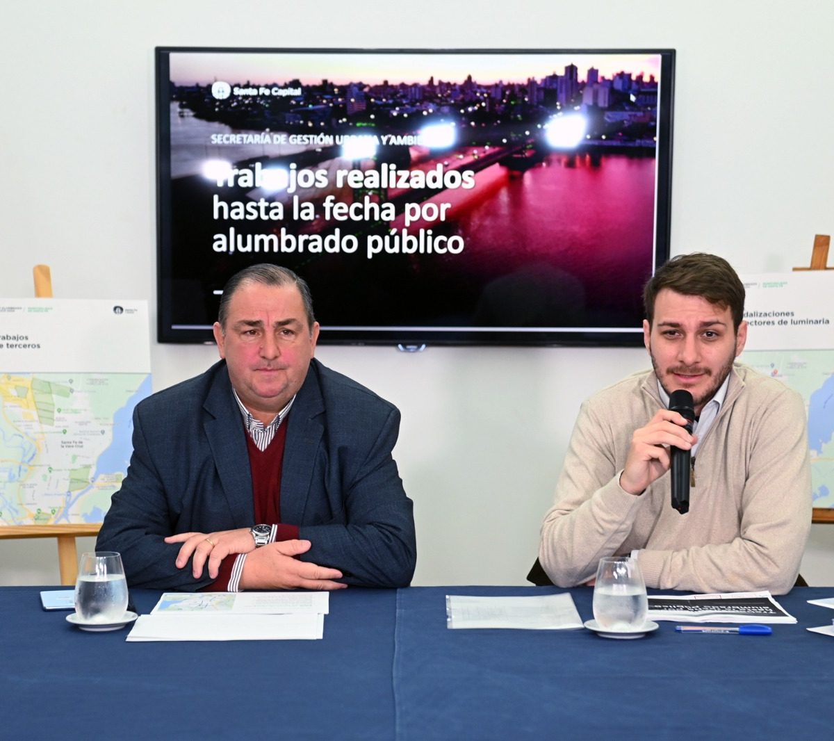 Poletti presentó un plan de alumbrado público para 80 barrios de la ciudad
