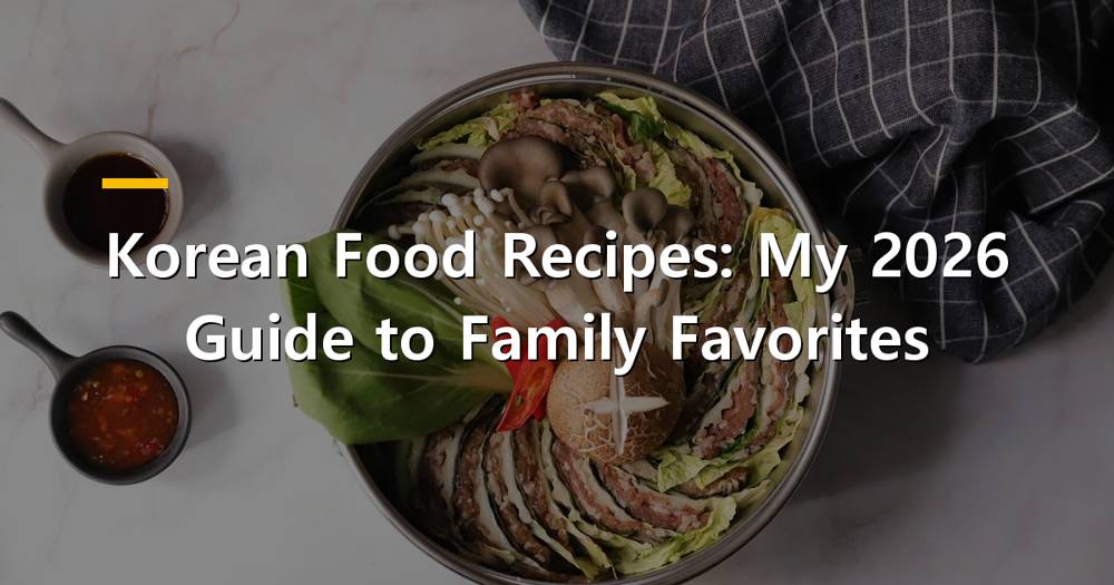 Assortment of vibrant Korean family dishes