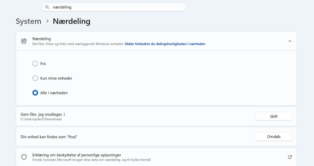 Nærdeling