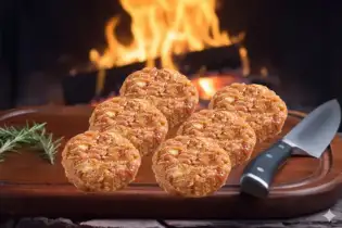 Kipburger van dijvlees - Barbecuevlees van de boer - Vleeskopenbijdeboer.nl
