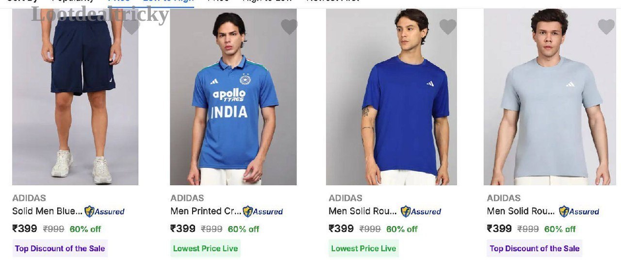 Adidas T Shirt – Just ₹399 | Best Price Drop Today