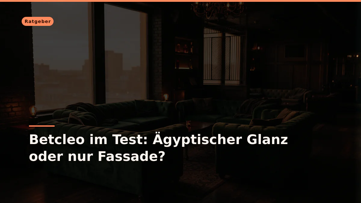 Betcleo im Test: Ägyptischer Glanz oder nur Fassade?