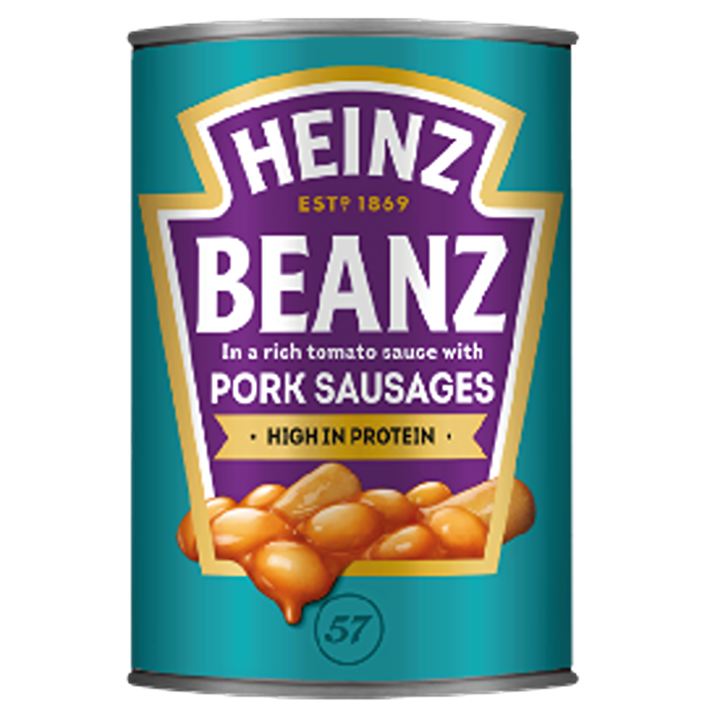 Baked Beans with Sausages Heinz