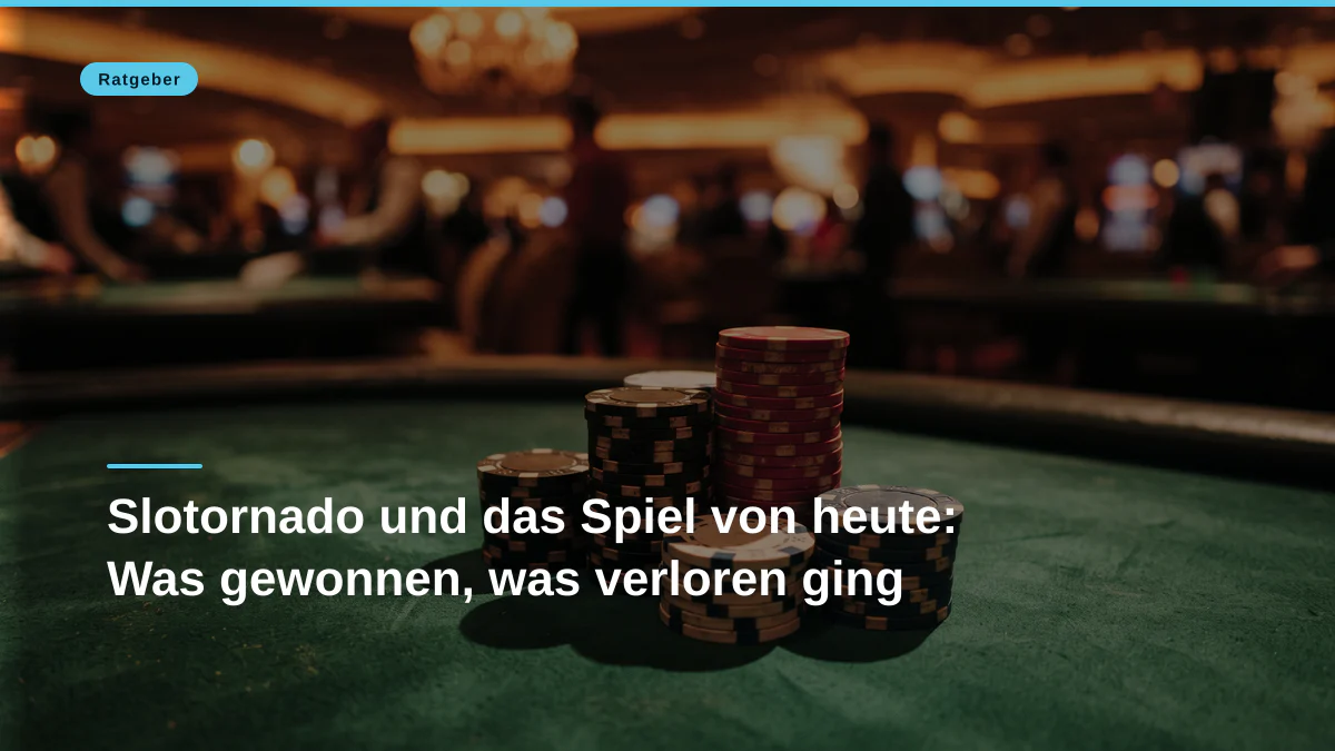 Slotornado und das Spiel von heute: Was gewonnen, was verloren ging