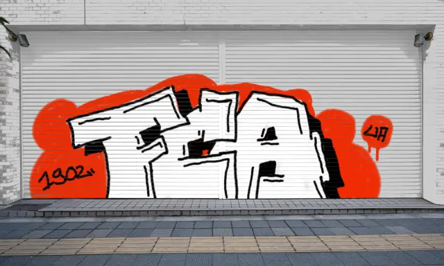 Graffiti artwork by Fels1902