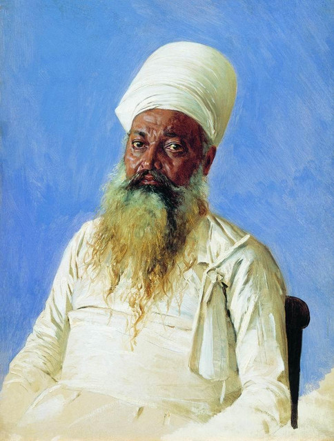 Священник парс (огнепоклонник) Бомбей 1874 1876