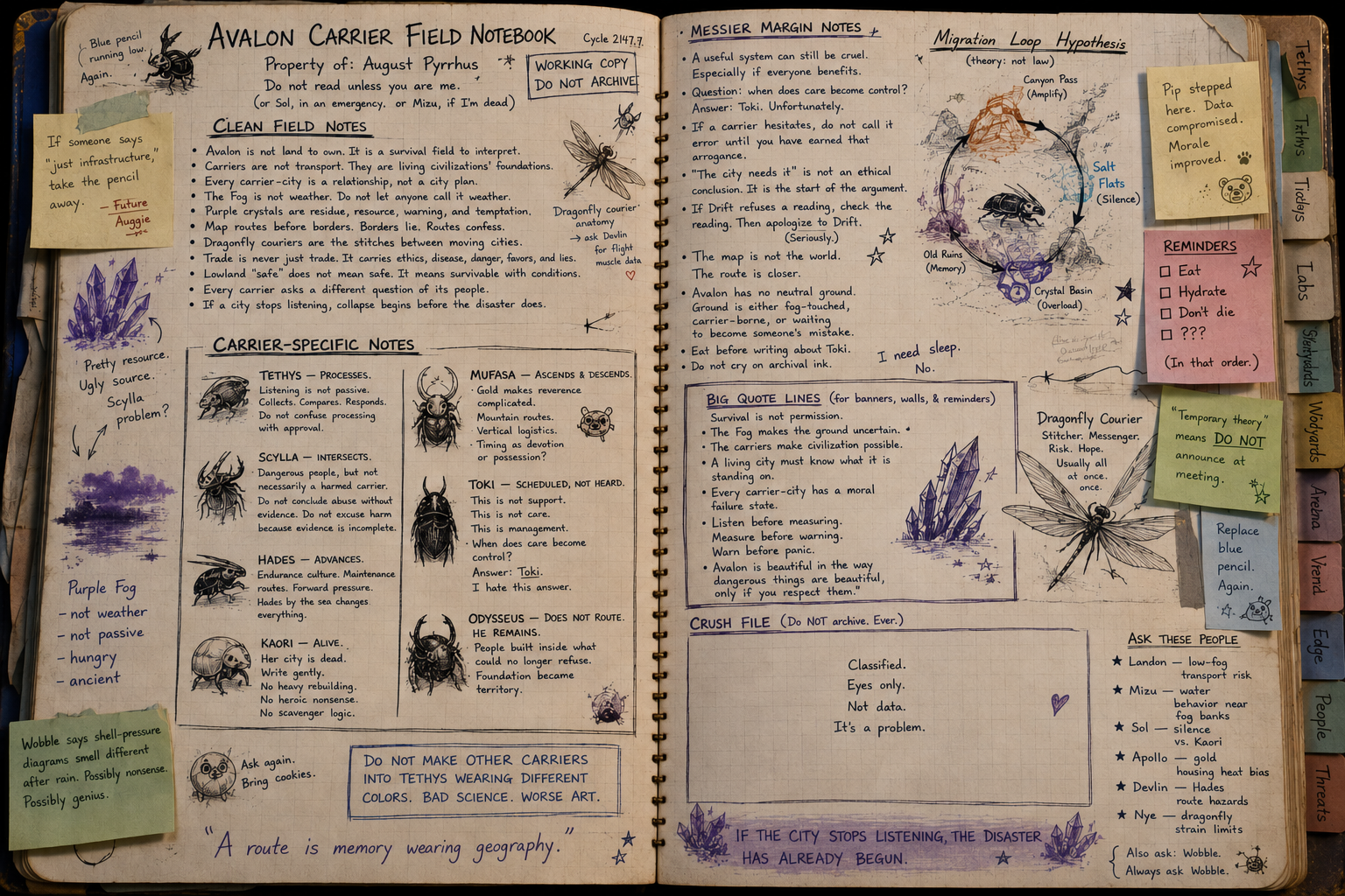 Auggie research note page 8